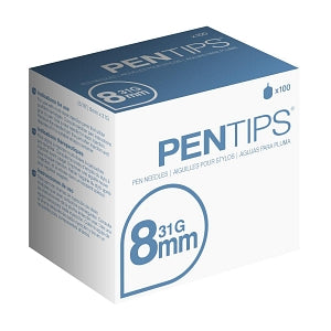 Owen Mumford Inc Unifine Pentips Pen Needle - Unifine Pentips Pen Needle, 8 mm, 31G - AN3530