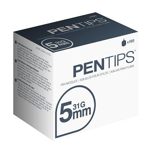 Owen Mumford Inc Unifine Pentips Pen Needle - Unifine Pentips Pen Needle, Mini, 5 mm, 31G - AN3550