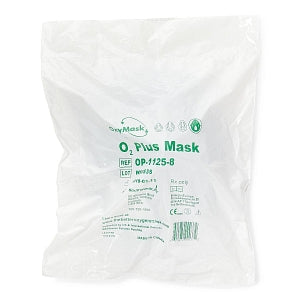 Southmedic Medline Exclusive - OxyMask Oxygen Masks - OxyMask Adult Plus Oxygen Mask with 7' Universal Oxygen Tubing - OP-1125-8