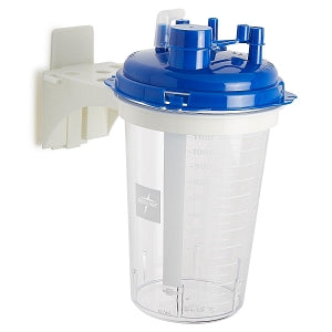 Medline Rigid Canister Holders - Plastic Rigid Canister Holder with Holes, Holds 1200cc Rigid Canister - OR12T