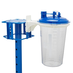 Medline Rigid Canister Holders - Plastic Rigid Canister Holder with Holes, Holds 2000cc/3000cc Rigid Canister - OR32T