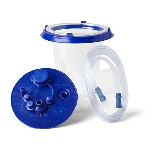 Medline Suction Canister Semi-Rigid Liners - 1000cc Suction Canister Semi-Rigid Liner with 6' x 1/4" Tubing - OR517K