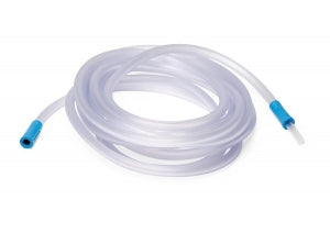 Medline Nonsterile Universal Suction Tubing - Nonsterile Universal Suction Tubing with Straight Connectors, 9/32" x 20' - OR720NS