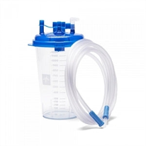 Medline Rigid Suction Canisters - Rigid 1, 200 cc Suction Canister Kit with 1/4" x 6' Tubing - OR896