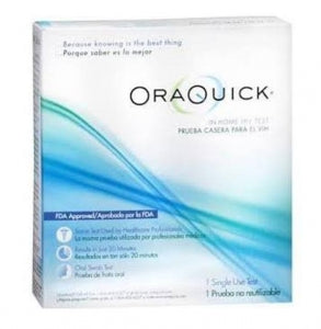 Orasure OraQuick Rapid HIV 1-2 Test - OraQuick Advanced HIV-1/2 Test, 100/Kit - 1001-0078