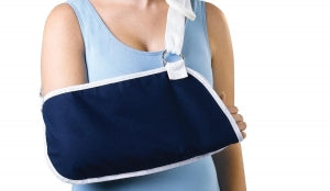 Medline Deep Pocket Arm Slings - Deep Pocket Arm Sling with Neck Pad, Size M - ORT11300M