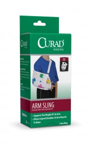 Medline CURAD Pediatric Arm Slings - CURAD Arm Sling with Pediatric Print, Child Size - ORT11400SD