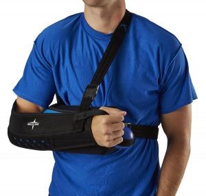 Medline Shoulder Immobilizer with Abduction - Deluxe Shoulder Immobilizer with Abduction, Size L - ORT16310L