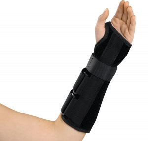 Medline Wrist and Forearm Splints - 10" Deluxe Forearm Wrist Splint, Left, Size L - ORT18110LL