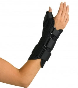 Medline Wrist and Forearm Splint with Abducted Thumb - Wrist and Forearm Splint with Abducted Thumb, Size L, Right Arm - ORT18210RL