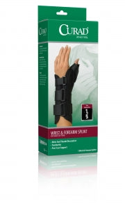 Medline CURAD Wrist and Forearm Splints with Abducted Thumb - CURAD Wrist and Forearm Splint with Abducted Thumb, Size XL, Right Arm - ORT18210RXLD