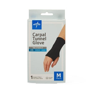 Medline Carpal Tunnel Gloves - Carpal Tunnel Glove, Size M - ORT19810M