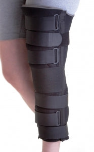 Medline Foam Cut-Away Knee Immobilizer - Deluxe Cut-Away Knee Immobilizer, 22", Universal - ORT2421022