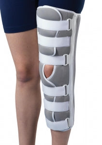 Medline Sized Knee Immobilizers - Tricot Foam Knee Immobilizer, 12", Size M - ORT2440012M