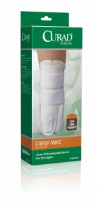 Medline CURAD Universal Stirrup Ankle Splints - CURAD Universal Stirrup Ankle Support with Memory Foam Liner - ORT27100D