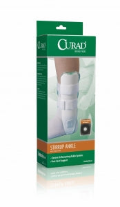 Medline CURAD Universal Stirrup Ankle Splints - CURAD Universal Stirrup Ankle Support with Inflatable Air and Foam Bladders - ORT27200D