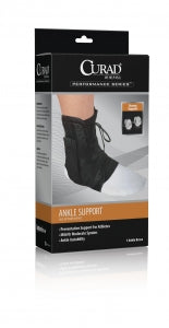 Medline Lace-Up Ankle Brace - Figure 8 Lace-Up Ankle Brace, Size M - ORT27600M