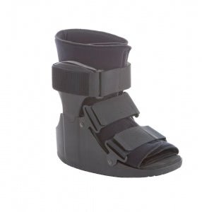 Medline Deluxe Ankle Walkers - Black Deluxe Leg Walker, Short, Size M - ORT28210M