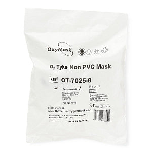 Southmedic Medline Exclusive - OxyMask Oxygen Masks - OxyMask Tyke Oxygen Mask with 7' Universal Oxygen Tubing, Non PVC - OT-7025-8