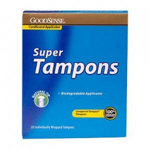 Geiss, Destin & Dunn GoodSense Super Tampons - DBD-TAMPONS SUPER 20/BX 12/CS - 846036000184