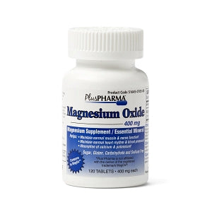 Gemini Pharmaceuticals Magnesium Oxide Tablets - Magnesium Oxide Tablet, 400 mg, 120/Bottle - 51645-0785-08