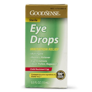 GoodSense Irritation Relief Eye Drops - Irritation Relief Ophthalmic Solution, 15 mL - 50804-0018-05