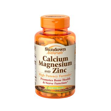 Calcium,  Magnesium and Zinc Capsules by Sundown Naturals