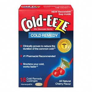 Mylan Cold-EEZE Lozenges - Cold-EEZE Cold Remedy Lozenges, Cherry Flavor, 18/Box - 61941-0011-08