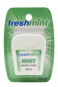 New World Imports Waxed Dental Floss - New World Imports Waxed Dental Floss, Mint, 100-yd. - 085317004064