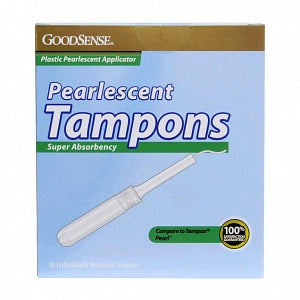 Geiss, Destin & Dunn GoodSense Super Tampons - DBD-TAMPONS SUPER PEARL 18/BX 12/CS - 846036004083