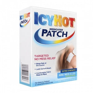 Chattem Icy Hot 5% Menthol Topical Pain Reliever Patches - Icy Hot 5% Menthol Patch for Arm, Neck and Leg, 5/Box - 41167-0084-01