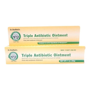 Sheffield Triple Antibiotic Ointmnt - Triple Antibiotic Ointment, 1-oz. Tube - 11527-0162-55