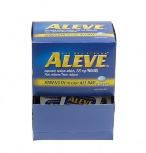 Bayer Healthcare Aleve - Aleve Tablets, 1 x 200 mg Unit Dose, 50/Box - 00008372001984