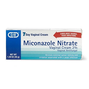 G & W Laboratories Inc Miconazole Nitrate Cream - DBD-MICONAZOLE NITRATE 2% VAG CRM 45GM - 00713-0252-37