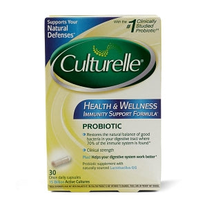 I-Health Inc Culturelle Probiotic Capsules - Immunity Probiotic, Culturelle, Caplet, 30/Box - 49100-0363-74