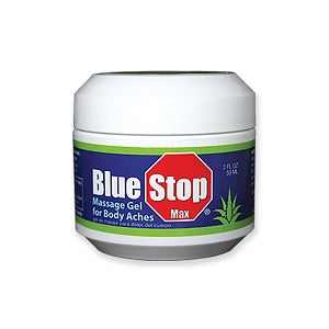 Clavel Corporation Blue Stop Max Pain Relief Gel - BLUE STOP MAX GEL 2OZ JAR 24/CS - 832492043162