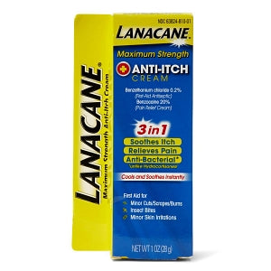 Reckitt Benckiser Inc Lanacane Anti-Itch Cream - LANACANE ANTI-ITCH M / S CREAM 1 OZ 24/CS - 63824-0810-01