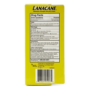 Reckitt Benckiser Inc Lanacane Anti-Itch Cream - LANACANE ANTI-ITCH MAX STRENGTH CRM 1OZ - 63824-0810-01