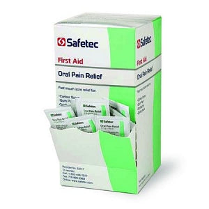 Medique Products Benzocaine Oral Pain Relief - Benzocaine 20% Gel Unit Dose, 144 Packets / Box - 53117