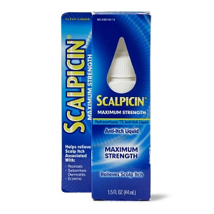 Reckitt Benckiser Inc Scalpin Scalp Itch Relief - SCALPICIN SCALP ITCH MAX LIQ 1.5OZ 24/CS - 63824-0850-15