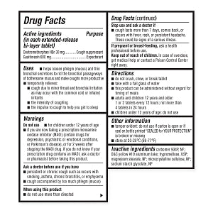 Reckitt Benckiser Inc Mucinex Tablets - Mucinex DM, 600 mg Guaifenesin + 30 mg Dextromethorphan Extended Release Tablet, 40/Box - 63824-0056-34