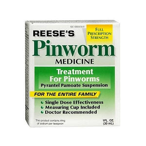 Reese Pharmaceutical Pinworm Medicine - Pinworm Medicine Oral Suspension, 1 oz. - 23513-0618-01