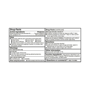 Geiss, Destin & Dunn Diphenhydramine HCl 2% Creams - Diphenhydramine 2% + Zinc Cream, 1 oz. Tube - 00113-0622-64