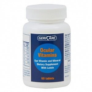 Geri-Care Pharmaceuticals Eye Vitamin and Mineral Supplements - Eye Multivitamin and Mineral Tablet with Lutein, 60/Bottle - 57896-0631-06