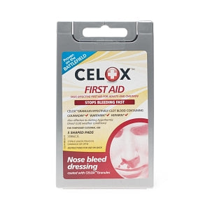 Medtrade Products Celox Hemostatic - Celox Hemostatic Dressing, Nosebleed, 5/Box - 0711NBD