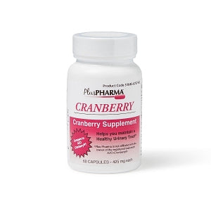 Gemini Pharmaceutical Cranberry Juice Extract Capsules - Cranberry Supplement, 425 mg Capsule, 60/Bottle - 51645-0737-06