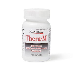 Gemini Pharmaceuticals Thera-M High-Potency Multivitamin and Multimineral Caplets - Thera-M High-Potency Multivitamin and Multimineral Caplets, 130/Bottle - 51645-0875-13