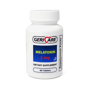 Geri-Care Pharmaceuticals Melatonin Tablets - Melatonin Tablet, 1 mg, 60/Bottle - 57896-0884-06