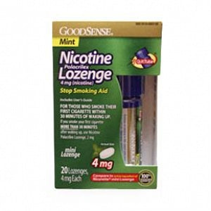 Geiss, Destin & Dunn GoodSense Nicotine Polacrilex Lozenges - Nicotine Mini Lozenge, Mint, 4 mg - 00113-0957-60