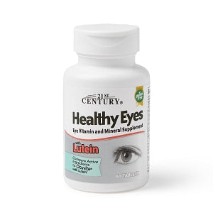 21ST Century Healthcare, Inc. Eye Vitamin and Mineral Supplements - Eye Multivitamin and Mineral Tablet with Lutein, 60/Bottle - 7-4098527452-1